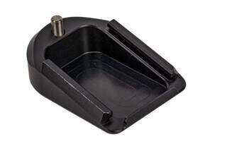 The Taran tactical P320 X5 magazine extension base pad +2 features a black anodized finish